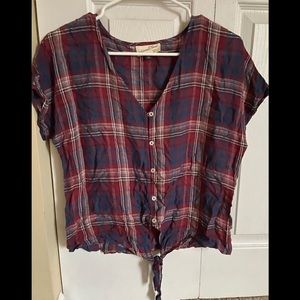 Button down Plaid Shirt